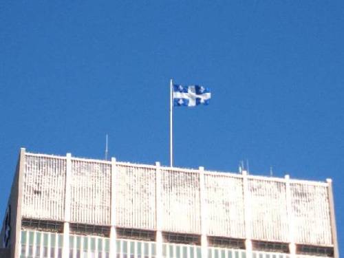 Flagge von Québec. Foto: Paul Morf Gronert