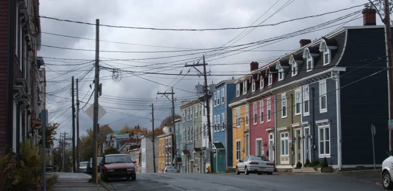 Bunte Hausfassaden in Saint John's. Foto: Paul Morf Gronert